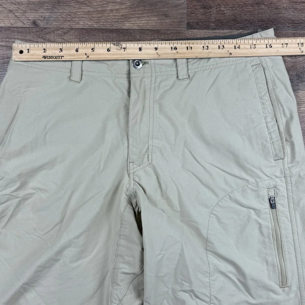 Patagonia Hiking Shorts Mens Size 32 Beige Nylon Woven Stretch
